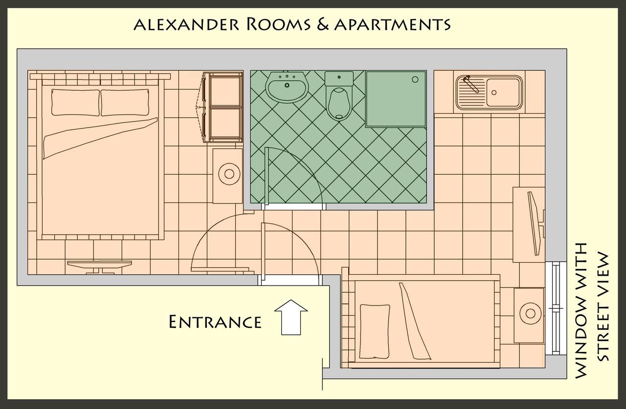 איגומניטסה Alexander Rooms & Apartments חדר תמונה