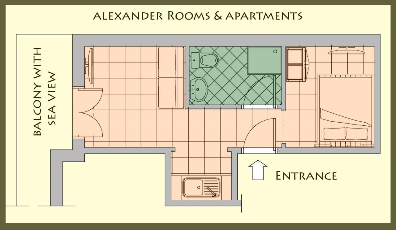 איגומניטסה Alexander Rooms & Apartments חדר תמונה