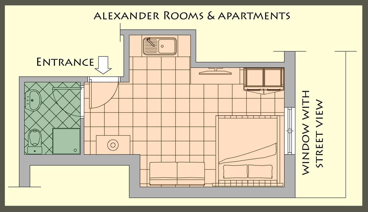 איגומניטסה Alexander Rooms & Apartments חדר תמונה